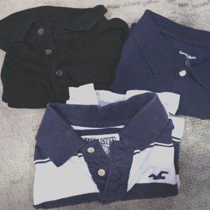 Polo lot of 3 Hollister, Mossimo, Goodfellow Size L, XL